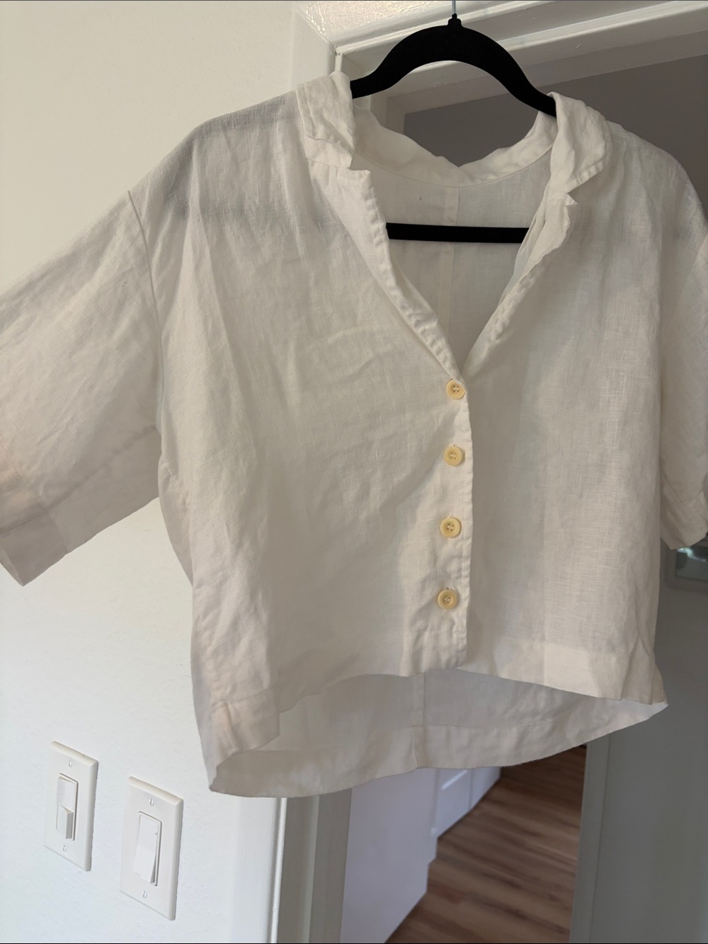 J crew linen shirt